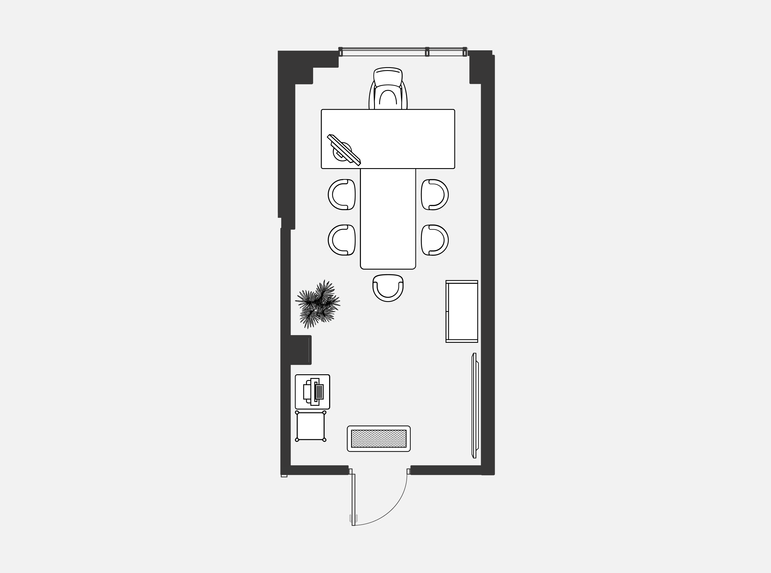 Планировка лота 2, 220 с мебелью